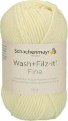 Schachenmayr WASH+FILZ-IT FINE 00102 White Kötőfonal (9812944-00102)