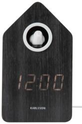Karlsson ceas cu alarmă Cuckoo LED 16 cm 99KK-ZEU05A_99X (KA6061BK)