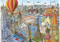 Ravensburger 12000169 - 80 nap alatt a Föld körül - 1000 db-os puzzle (12000169)