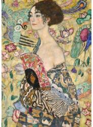 Ravensburger 12001132 - Art Collection - Hölgy legyezővel, Gustav Klimt - 1000 db-os puzzle (12001132)