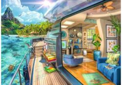 Ravensburger 12000413 - Trópusi sziget járat - 1000 db-os puzzle (12000413)