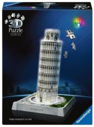 Ravensburger Iconics 12008028 - Night Edition - Pisai ferde torony - 231 db-os 3D puzzle (12008028)