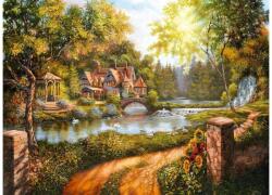 Ravensburger 12000218 - Ház a folyónál - 500 db-os puzzle (12000218)