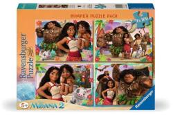 Ravensburger 12004069 - Vaiana - 4 x 100 db-os puzzle (12004069)