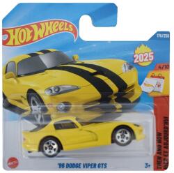 Mattel Hot Wheels: '96 Dodge Viper GTS sárga kisautó 1/64 - Mattel (5785/JBB95) - innotechshop