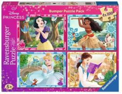 Ravensburger 12004031 - Disney Princess - 4 x 100 db-os puzzle (12004031)