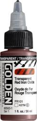 Golden Artist Colors High Flow Akril festék Transparent Red Iron Oxide 30 ml 1 db (0008563-1)