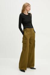 A. L. C A. L. C. pantaloni de bumbac 9BYH-SPD17N_91X (2PANT01041)