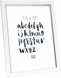 Deknudt Frames S46AF1 16, 8x21, 8 Képkeret - Ezüst/fehér (S46AF1_15, 0X20, 0) (S46AF1_15,0X20,0)