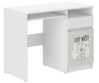 Wooden Toys Ifjúsági Íróasztal N33 - Fehér Maci