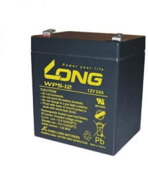 Long WP5-12 zselés szünetmentes akkumulátor 12V 5Ah (WP5-12) - akkuboltencs