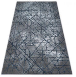 My carpet company kft My Carpet Company Akril Valencia 3949 Industrial Szürke/Kék 80x150 cm Szőnyeg