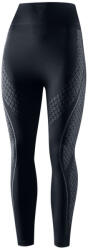 Rebelhorn Női motoros thermonadrág Rebelhorn Therm II Lady Pants, varrás nélküli, kiváló nedvességelvezető képesség, rugalmas anyag fekete-szürke L