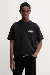 Vans tricou din bumbac 9BYA-TSM0S9_99X (VN000PDABLK1)
