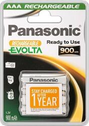 Panasonic Evolta NiMH AAA 900 mAh Ceruzaelem (4db/csomag) (00363087) (00363087)