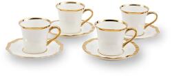POLSPOTTEN set de cești cu farfurioare pentru 4 persoane Golden Finds 220 ml 99KK-KBU7BJ_00X (230.400.631)
