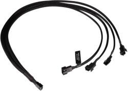 Alphacool 18684 Y-elosztó 4 tűs 4x 4 tűs PWM-hez - 60cm (18684) (18684)