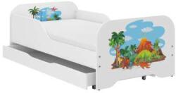 Wooden Toys Miki Gyerekágy 140 x 70 cm Matraccal És Ágyneműtartóval - Dino Világ