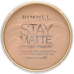 Rimmel Stay Matte Powder 14 g pudră 005 Silky Beige
