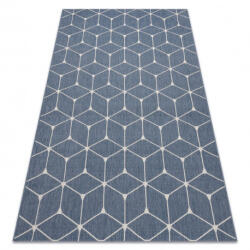 My carpet company kft My Carpet Company Fonott Sizal Flat 48721/591 Takaróka 3D Kék 200x290 cm Szőnyeg