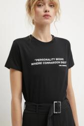 Karl Lagerfeld tricou din bumbac PPYA-TSD08O_99X (A1W17068)