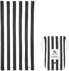Dock & Bay prosop de plajă cu uscare rapidă Kamari Charcoal 160 x 90 cm 99KK-OLU06C_90X (TOWLB.CAB.LG.BLACK.R) Prosop