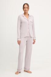 DKNY pijama din două piese pentru femei din vâscoză 99KK-BID1ED_39X (YI90092)
