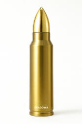 DRAGOWA Tactical Lövedék alakú termosz Bullet 1000ml, arany