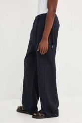 Sunnei pantaloni din lana 9BYH-SPM05H_59X (RTWMBOT007)
