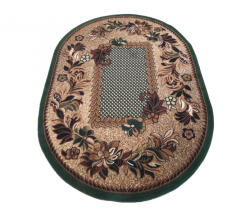 My carpet company kft My Carpet Company Bcf Alfa 1 Ovális Zöld 120x170 cm Szőnyeg