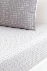 Lacoste cearșaf cu elastic din bumbac L BLOCK Greige 140 x 200 cm 99KK-PSU02E_09X (1057019)