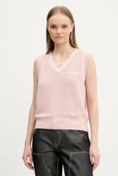 Guess Jeans vestă pentru femei din bumbac PPYA-SWD0RA_03X (W5GR02.Z3HM1)