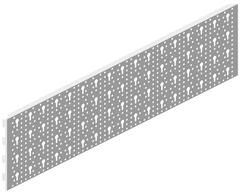  - Perforált lemezes szerszámfal: Perforált lemez hátlap (20x80 cm) fehér (2 db) (1704000)
