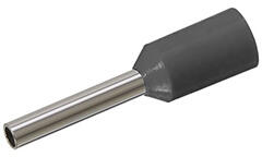  Vezetékre erősíthető érvéghüvely 1.5 mm2 vezetékekhez, fekete (100 db) (05496)