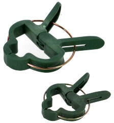  Műanyag növénykapocs készlet, (20 darab) zöld (Z206107)