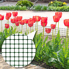  Műanyag kerítésháló, 17x17 mm szemméret (0.4 x 50 méter) zöld (Kerítés háló K40 zöld)