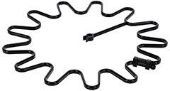  Állítható növénytámasz, kör alakú virágtámasz (10 db/csomag) (Növénytámasz P10 - 21cm)