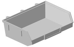  Perforált lemezes szerszámfal: Műanyag szerszámos doboz (13, 5x9x4 cm) fehér (1704031)