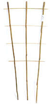  Bambusz növényfuttató létra, 3 tagú (90 cm) 100%-ban természetes bambusz (bambusz létra PB3 - 90cm)