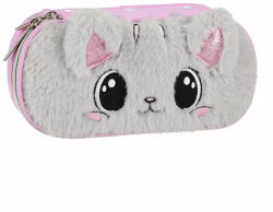 Starpak Plüss Cicás Ovális Tolltartó - Starpak