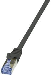 LogiLink Patch Cable Cat. 7 10G S/FTP BLACK 0, 5m (CQ4023S)