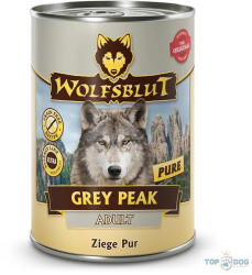 Wolfsblut Grey Peak Pure Adult Kecskehús Konzerv nedves kutyatáp 395 g - topdogmarket