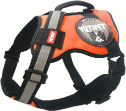 MONTANA DOG RnD ham de siguranță pentru câini (Portocaliu) (XL; Circumferința pieptului: 90-105 cm, Circumferința gâtului: 70-100 cm)