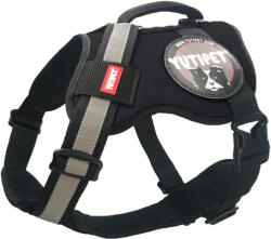 MONTANA DOG RnD ham de siguranță pentru câini (Negru) (XL; Circumferința pieptului: 90-105 cm, Circumferința gâtului: 70-100 cm)