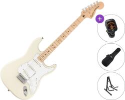Squier Affinity Series Stratocaster MN WPG Basic SET Olympic White Chitară electrică