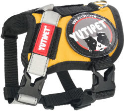 MONTANA DOG RnD ham de siguranță pentru câini (Galben) (XXS; Circumferința pieptului: 31-36 cm, Circumferința gâtului: 25-29 cm)