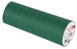 EMOS Szigetelőszalag 15mm/10méter zöld 10db / csomag