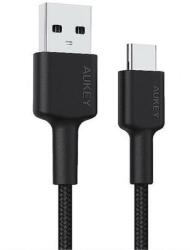 AUKEY CB-CA2 OEM USB-A apa - USB-C apa 3.1 Adat és töltőkábel (2m) (CB-CA2 OEM) (CB-CA2 OEM)
