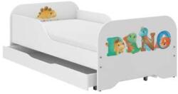 Wooden Toys Miki Gyerekágy 160 x 80 cm Matraccal, Ágyneműtartó Nélkül - Dino Gyerek