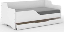 Wooden Toys Lilu Gyerekágy Fehér 160 x 80 cm Matraccal És Ágyneműtartóval - Balos